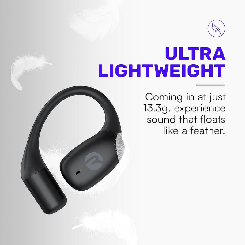 Raycon Essential Open Earbuds – True Wireless Open Ear Bluetooth 6.0 Headphones, Ultra-Lightweight, Comfort Hook Design, IPX4 Water Resistant, 36 Hours of Battery Life (Mint) - Image 5